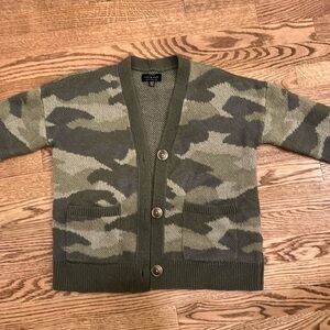 Lucky Brand Camo Sweater NWOT